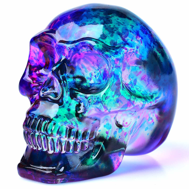 Halloween Crystal Skull Decor