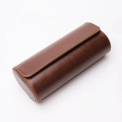 3-Slot Flip-Top Insulated Travel Watch Case