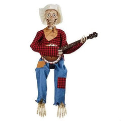 Halloween Banjo Skeleton Decor
