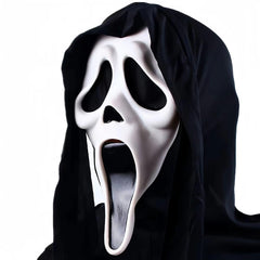 Scary Ghostface Halloween Mask – Realistic Full Head Horror Mask