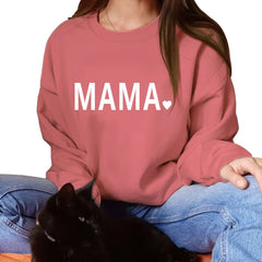 Thanksgiving MAMA Casual Crewneck Sweatshirt