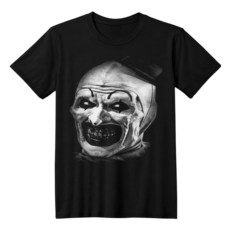 halloween art the clown tee