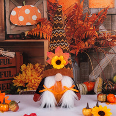 Thanksgiving Sunflower Gnome Decoration for Windows